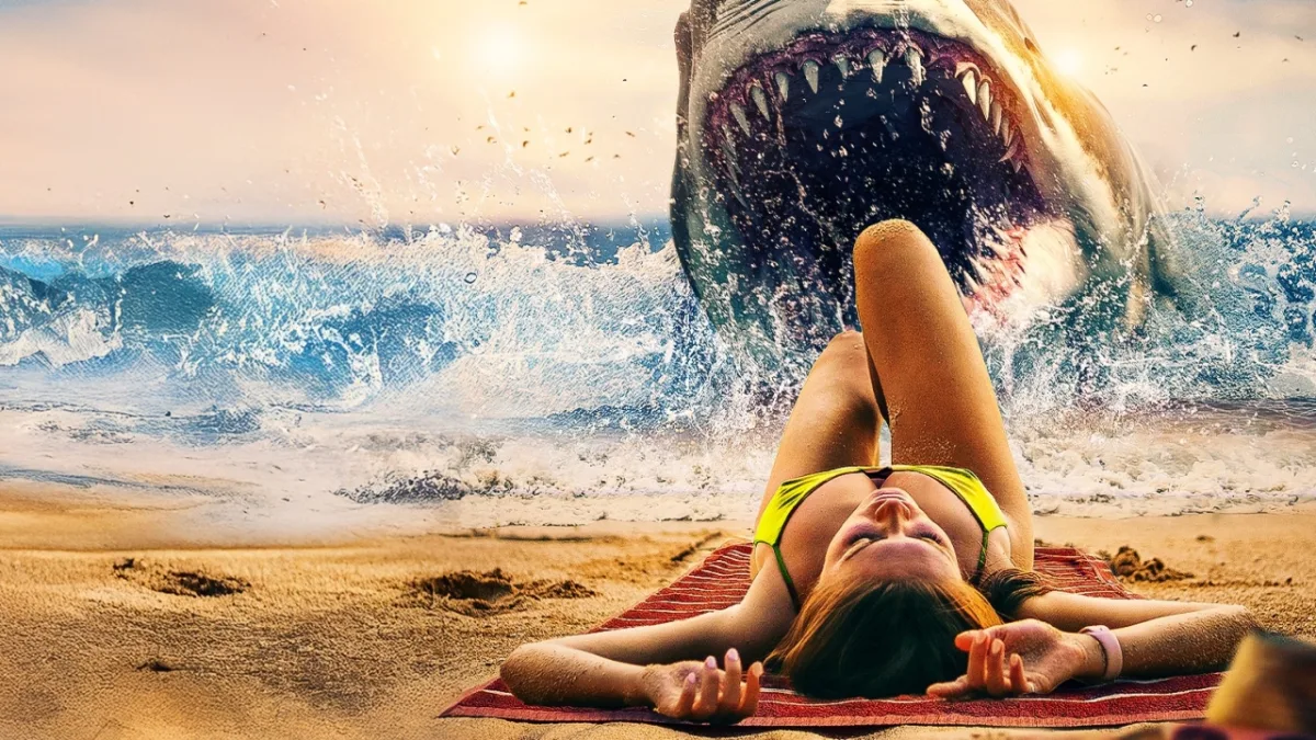 Bikini Shark: een horrorfilm over genetisch gemodificeerde haaien en een duister bedrijfscomplot