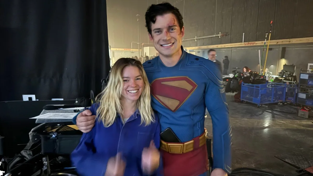 Milly Alcock herneemt haar rol als Supergirl in de film Man of Tomorrow van DC Studios