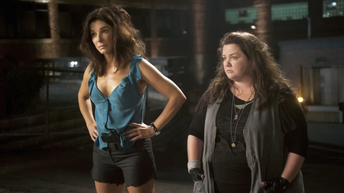 Sandra Bullock en Melissa McCarthy spelen in de actiekomedie The Heat die morgen op Netflix verschijnt