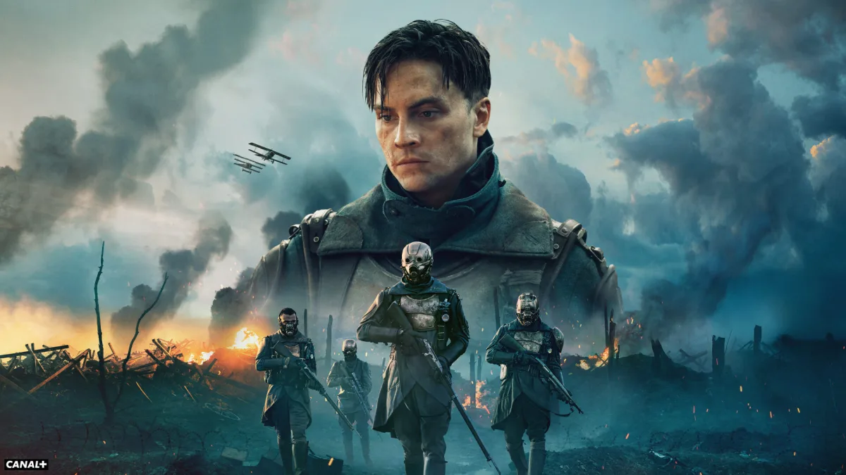 De Britse BBC zendt de Franse sciencefictionserie The Sentinels uit, die een alternatieve geschiedenis van de Eerste Wereldoorlog verkent